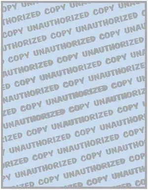 8-1/2'' x 11" Standard Blue Multi-Purpose Security Paper, 2 Security Features, 24# Blue Stock (Carton of 2500)