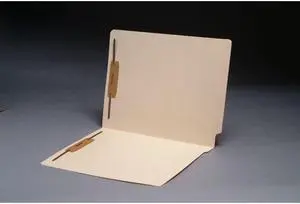 14pt Manila Folders, Full Cut END TAB, Letter Size, Fastener Pos #1 & #3 (Box of 50)