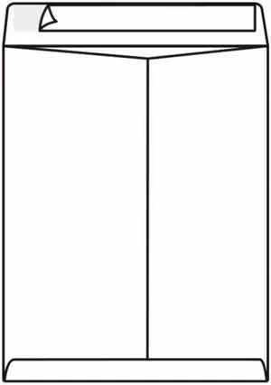 Open End Tyvek Catalog Envelopes, 10" x 13", 14# Bright White, Water & Burst Resistant, Peel & Seal (Box of 100)
