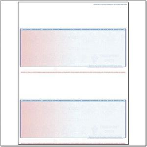 Red to Blue Rainbow Laser Check, Bottom Position, Fingerprint II, Panels at 2 - 3-1/2 - 2 - 3-1/2 (Ream of 500)