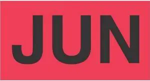 2" x 3" June Labels (500 per Roll)