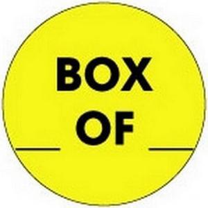 2" Diameter Box ____ Of ____ Circle Labels (500 per Roll)