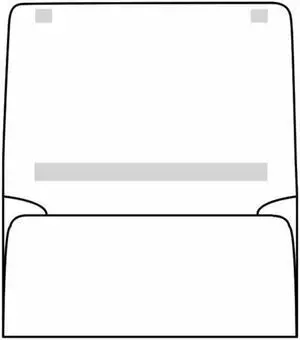 Open Side Dual Purpose Mailer Envelopes, 4-5/8" x 8-7/8", 24# White, Large Flaps w/ Spot Seal & Perforation (Box of 500)