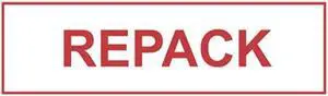 2" x 1000 Yd 1.9 mil Polypropylene Hot Melt "REPACK" Printed Tape (Case of 6 Rolls)