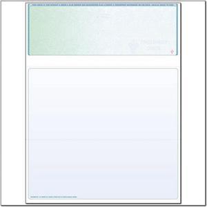 Green to Blue Rainbow Laser Check, Top Position, Fingerprint II, Panels at 3-1/2 - 4 - 3-1/2 (Ream of 500)
