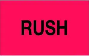 3" x 5" Rush Labels (500 per Roll)