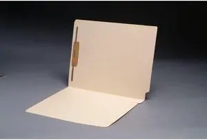 14pt Manila Folders, Full Cut 2-Ply END TAB, Letter Size, Fastener Pos #1 (Box of 50)