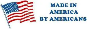 2" x 6" Made In America By Americans Labels (500 per Roll)