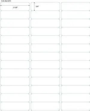 Laser Labels 42 Up (Standard Register Compatible) (Carton of 1000)