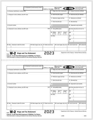 TFP W-2 Employees IRS Federal Copy B- Pack of 1000 TFP W-2 Employees IRS Federal Copy B- Pack of 1000