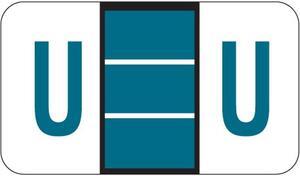 POS Compatible "U" Labels, Laminated Stock, 15/16" X 1-5/8" Individual Letters - Roll of 500