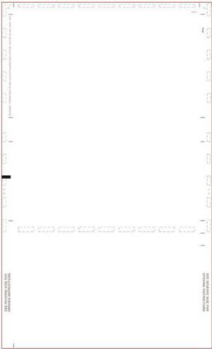 White Pressure Seal Form, without Blockout, Z Fold (Carton of 2,000) White Pressure Seal Form, without Blockout, Z Fold (Carton of 2,000)