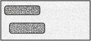 #9 Digi-Clear DG-2 Window Envelope, Black Confetti Tint, Diagonal Seams, Laser Compatible (Box of 500)