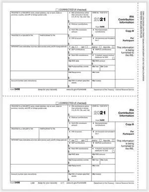 TFP 5498 Participant Copy B - Pack of 100