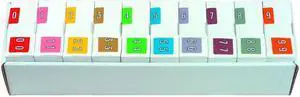 Barkley FNDBM Compatible Numeric Labels, Laminated Stock, 1-1/2" x 1-1/2", Starter Set - 10 Rolls of 500