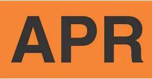 3" x 6" April Labels (500 per Roll)