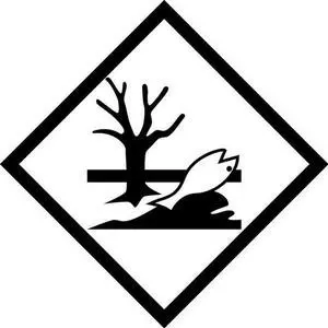 4" x 4" Environmentally Hazard Labels Vinyl (500 per Roll)