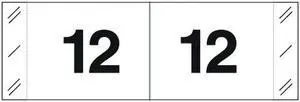 Tabbies 11850 Compatible Numeric "9" Labels, Laminated Stock, 1/2" X 1-1/2" Individual Numbers - Roll of 500
