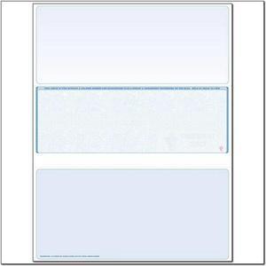 Blue Laser Check, Middle Position, Fingerprint II, Panels at 3-1/2 - 3-1/2 - 4 (Ream of 500)