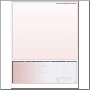 Red to Gray Rainbow Laser Check, Bottom Position, Fingerprint II, Panels at 4 - 3-1/2 - 3-1/2 (Ream of 500)