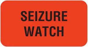 Seizure Watch 1-5/8" x 7/8" Fl-Red Label (Roll of 560)