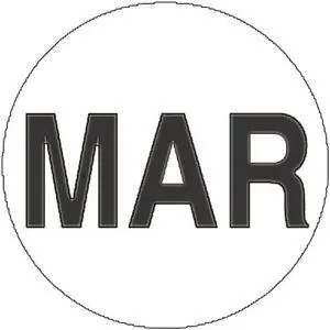 2" Diameter March Circle Labels (500 per Roll)