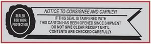 2" x 1000 Yd 1.9 mil PP Hot Melt "Notice to Consignee and Carrier" Printed Tape (Case of 6 Rolls) 2" x 1000 Yd 1.9 mil PP Hot Melt "Notice to Consignee and Carrier" Printed Tape (Case of 6 Rolls)