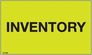 3" x 5" Inventory labels (500 per Roll)