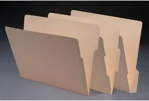 11pt Manila Folders, 1/3 Cut Assorted 2-Ply END TAB, Letter Size (Box of 100)