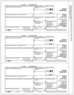 TFP 1098-T Filer Copy C and/or State Copy - Pack of 100