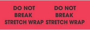 3" x 10" Do Not Break Stretch Wrap Labels (500 per Roll)