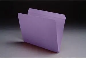 11pt Lavender Folders, Full Cut Reinforced TOP TAB, Letter Size (Box of 100)