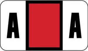 Safeguard Compatible "A" Labels, Laminated Stock, 15/16" X 1-5/8" Individual Letters - Pack of 240
