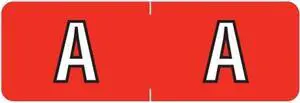 Barkley ABAM Compatible Mini "A" Labels, Laminated Stock, 1/2" X 1-1/2" Individual Letters - Roll of 500