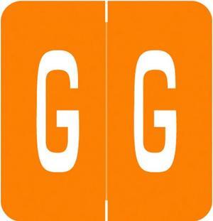 VRE/GBS Compatible "G" Labels, Polylaminated Stock, 1.3 " X 1-1/4" Individual Letters - Rolls of 250