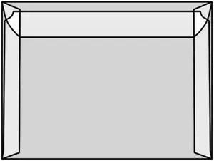 Open Side Booklet Envelopes, 9" x 12", 30#, White Translucent, Side Seams (Box of 500)