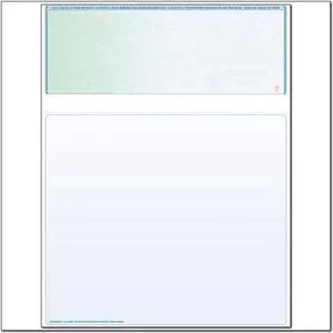 Green to Blue Rainbow Laser Check, Top Position, Fingerprint II, Tri-Fold (Ream of 500)