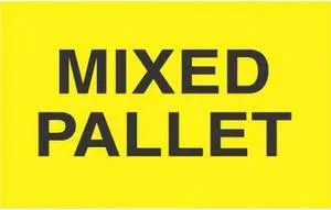 3" x 5" Mixed Pallet Labels (500 per Roll)