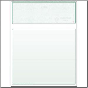 Green Laser Check, Top Position, Fingerprint II, Panels at 3-1/2 - 3-1/2 - 4 (Ream of 500)