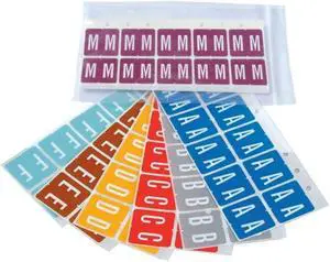 VRE/GBS Compatible "A-Z, plus Mc" Labels, Polylaminated Stock, 1.3 " X 1-1/4" Complete Set - 5,400 labels