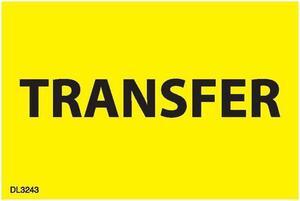 2" x 3" Transfer labels (500 per Roll)
