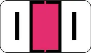 Jeter 2500 Compatible "I" Labels, Laminated Stock, 15/16" X 1-5/8" Individual Letters - Roll of 500