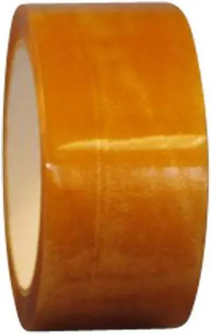 2" x 55 Yd Clear 3 mil Polypropylene Box Sealing Tape with Natural Rubber Adhesive (Case of 36 Rolls)