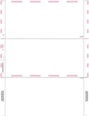 8-1/2" x 11" Z Fold 5498 Tax Forms (Box of 500)
