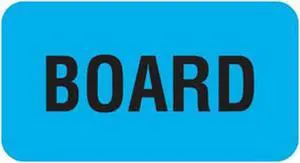 Board 1-5/8" x 7/8" Lt Blue Label (Roll of 560)