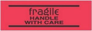 2" x 3" Fragile Handle with Care Labels (500 per Roll)
