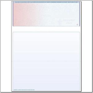 Red to Blue Rainbow Laser Check, Top Position, Fingerprint II, Tri-Fold (Ream of 500)