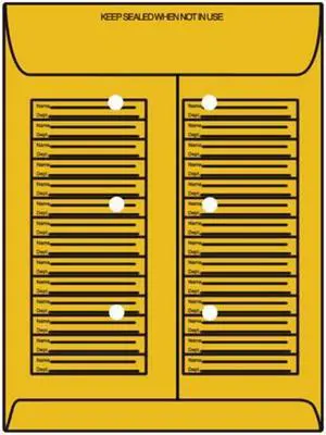 Open End Interdepartmental Mail Catalog Envelopes, 10" x 13", 28#, Multi-Tak Fastener, Black Imprint on Two Sides