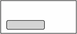 #10 Digi-Clear Window Envelopes, 4-1/8" x 9-1/2", 24#, White Sulphite, White, Laser Compatible (Box of 500)