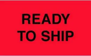 1-3/8" x 2" Ready To Ship Labels (500 per Roll)